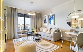 CITYSTAY Apartamenty BraBank Gdansk, Apartament z 1 sypialnią z dostępnym miejscem parkingowym, Apartament z balkonem bez miejsca parkingowego